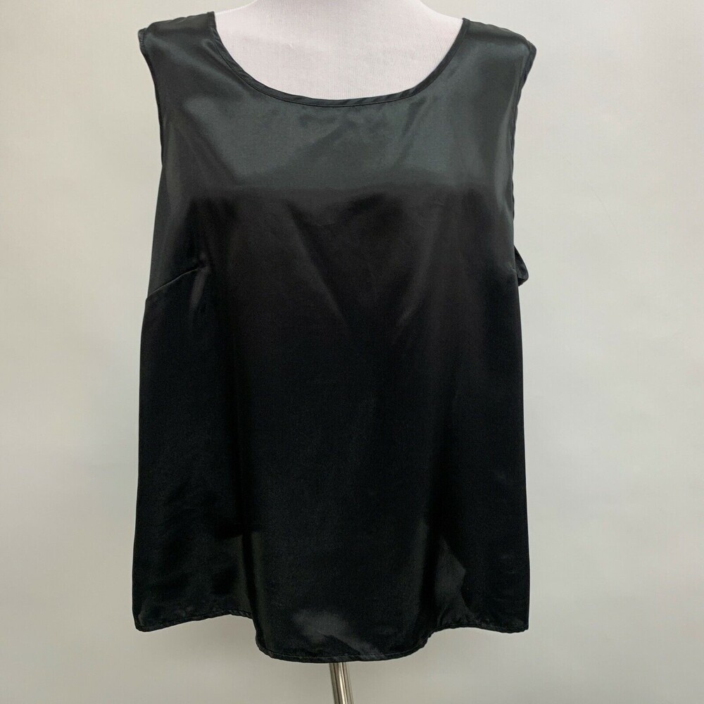 Lauren Lee Women's Top Size 2X Black Sleeveless